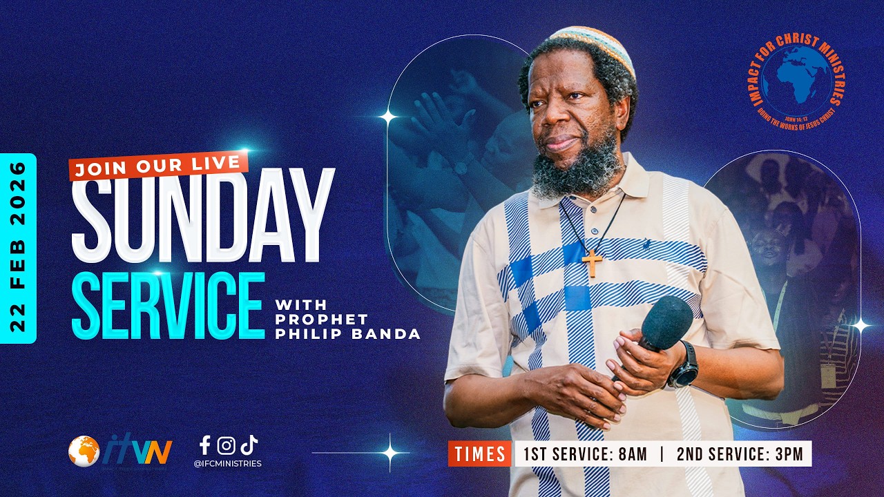 Live Sunday Service - 22 February 2026 | Prophet Philip Banda