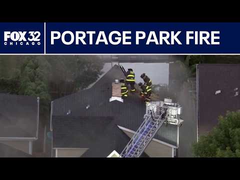 Chicago house fire: 3 injured in Portage Park