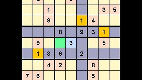 How to Solve Washington Times Sudoku Difficult August 20, 2021