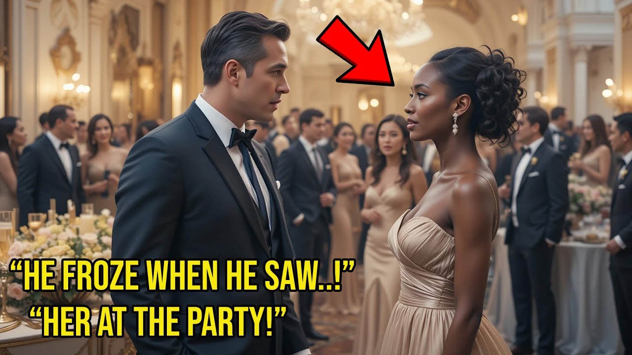 BILLIONAIRE MEETS HIS BLACK WOMAN  LOST LOVE AGAIN AT HIS SISTER’S ENGAGEMENT