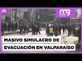 Masivo simulacro en Valparaíso: Evacuaciones por terremoto y tsunami en la zona costera
