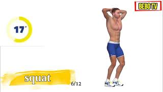تمارين الكارديو لتنشيف الجسم من الدهون وزيادة العضلات في البيت للشباب والبنات cardio workout