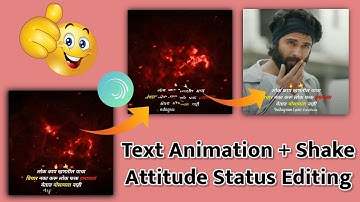 Trending shake effect attitude status editing in alight motion🔥