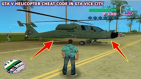 GTA V Helicopter Cheat Code In GTA Vice City | SHAKEEL GTA