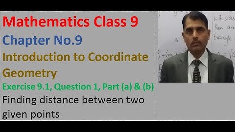 Mathematics class 9, chapter 9, exercise 9.1, question 1, Part (a) and (b)