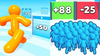 Tall Man Run VS Count Master Max All Levels Gameplay Android,iOS NEW UPDATE