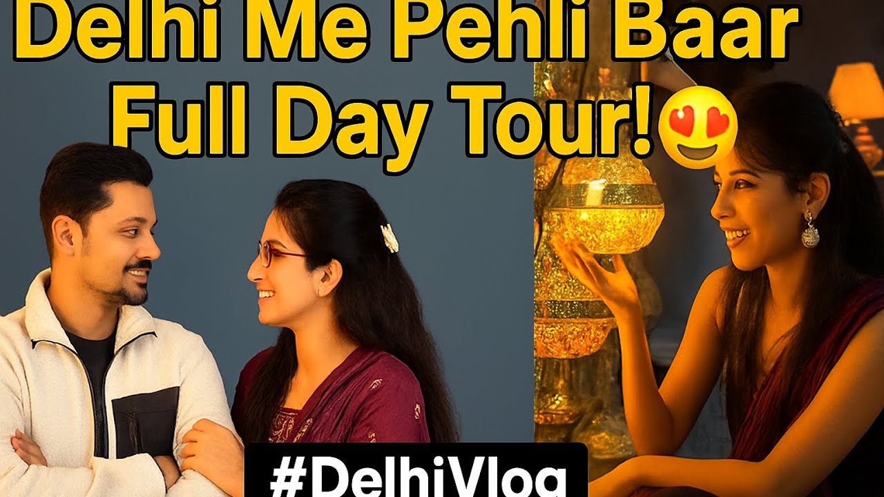 My First Delhi Vlog! India Gate Tour & Street Food Experience 