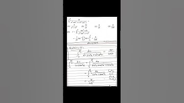 Integral 0 to π/2, dx/1+5 cos^2 x/Short cut method/March 2025/12th Maths/EX9.5/Q.no-1(i)