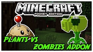 Plants vs Zombies ADDON!! Minecraft PE: Mod Showcase screenshot 2