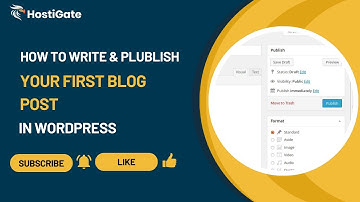 How to Write and Publish Your First Blog Post in WordPress | Hexraa