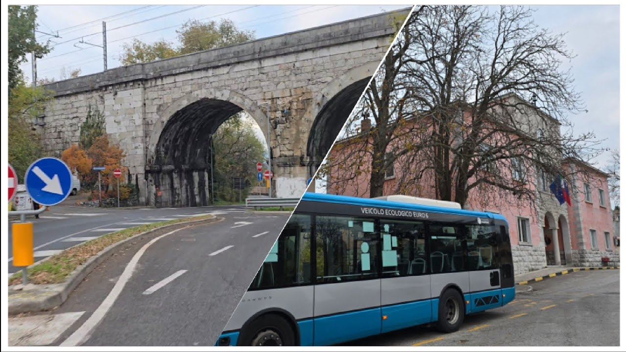 Linea 57 da Piazzale Gioberti ad Aurisina (Video da piazza Oberdan-Stazione-Strada del Friuli)