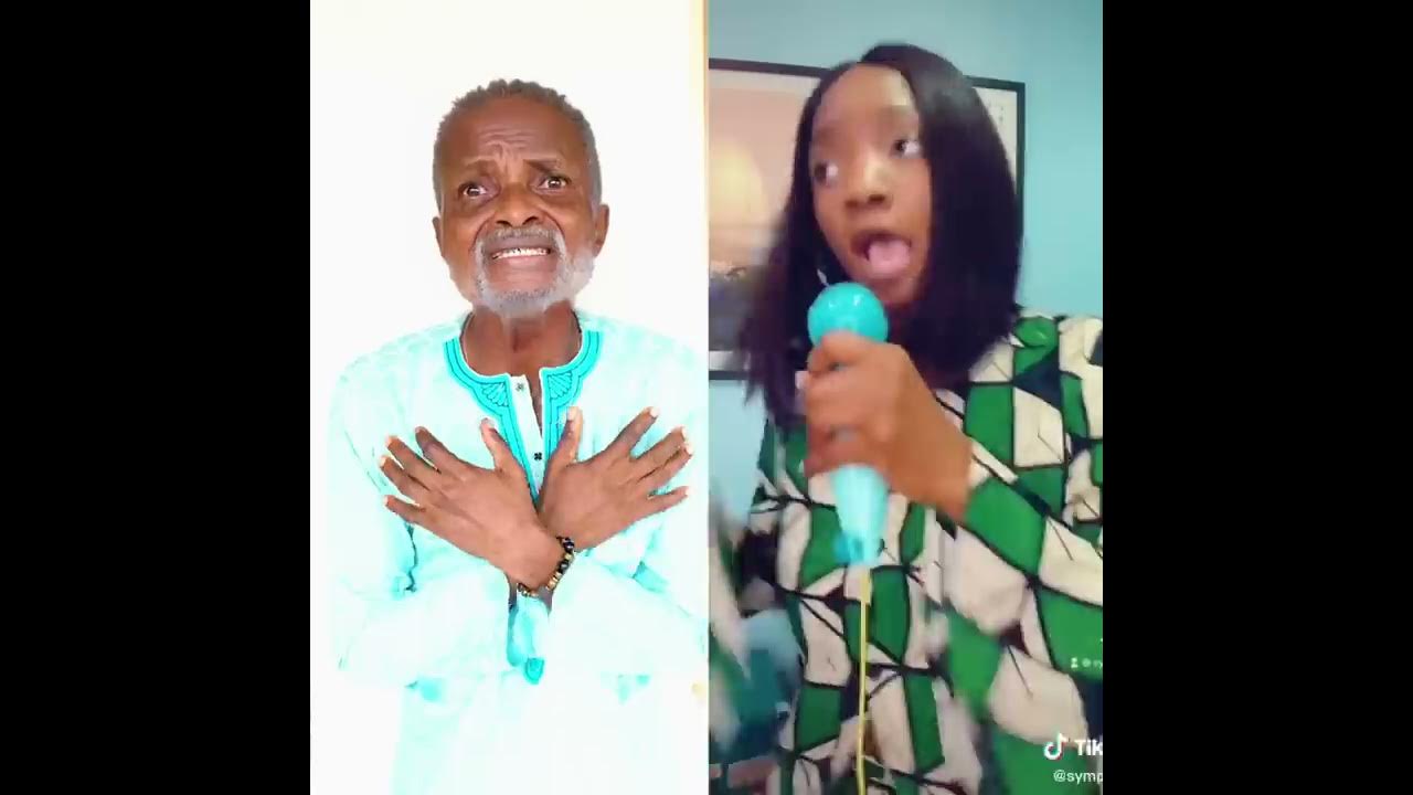 Ol'man fighting temptations from Simi. #logbalogba