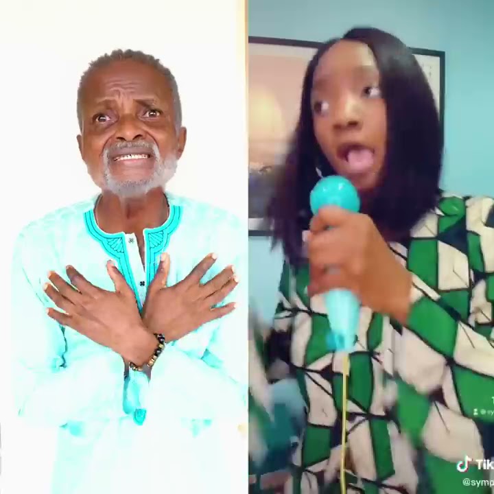 Ol'man fighting temptations from Simi. #logbalogba