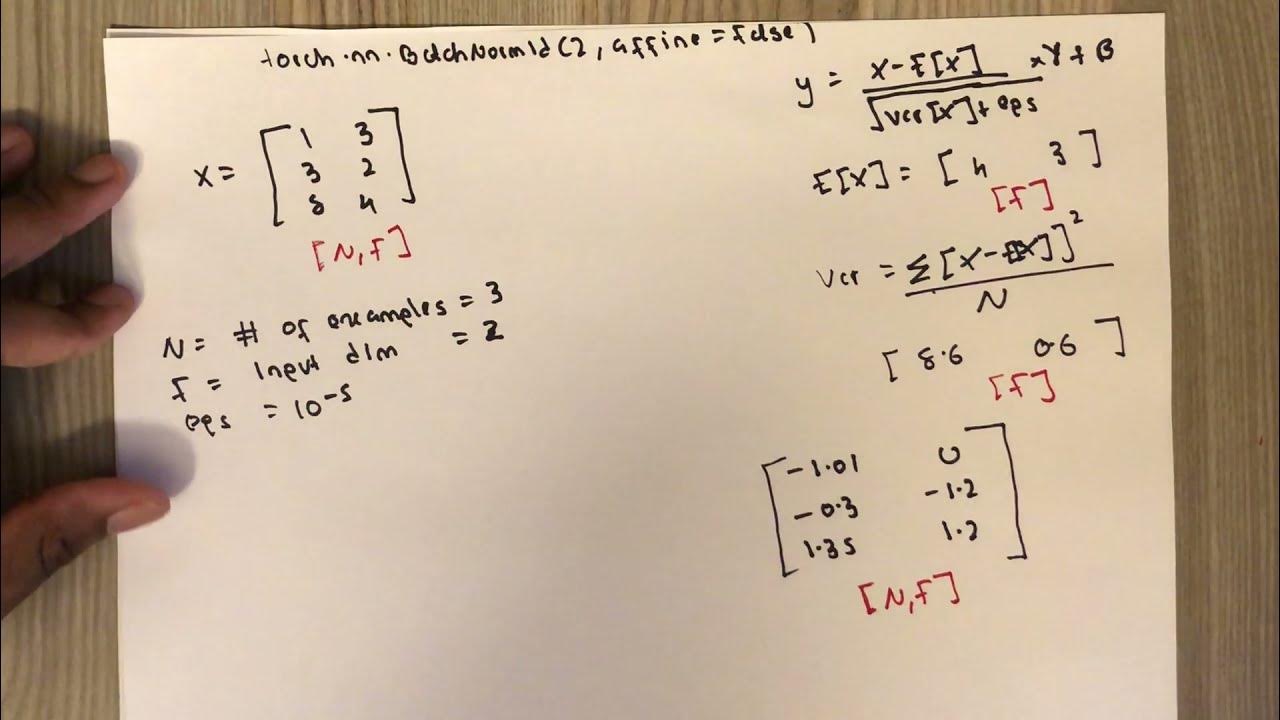 torch.nn.BatchNorm1d Explained YouTube