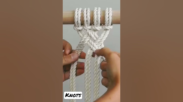 Macrame knots for beginners