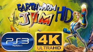 4K 60FPS - PS3 GAMEPLAY - EARTHWORM JIM HD