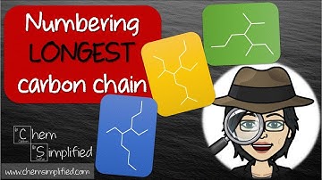 How to count carbons in a chain | How to number carbons - Dr K