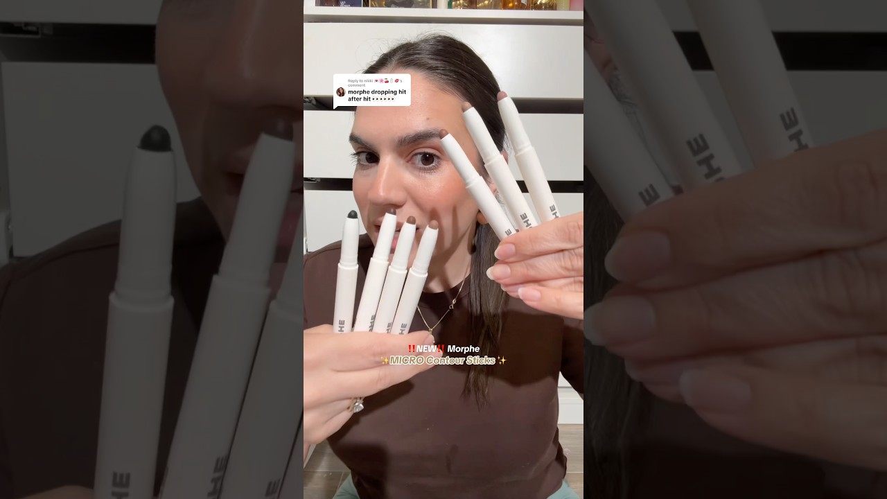 Morphe 🤎 has new micro contour sticks and they are SO GOOD 