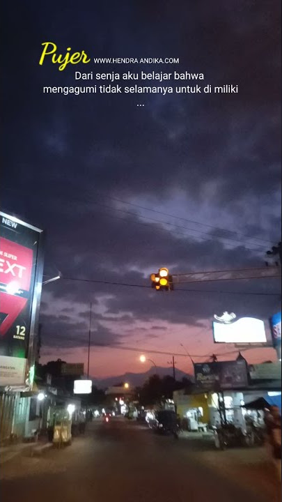 Story wa senja merupakan hal terindah di malam hari