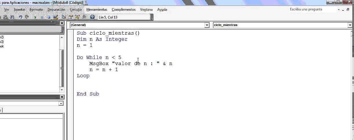 Ciclo mientras con Visual Basic YouTube