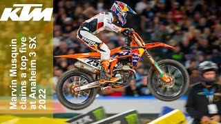 Marvin Musquin claims a top five at Anaheim 3 SX 2022 (KTM News with subtitles)