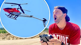 HUGE RC HELICOPTER ADVENTURE TIME / Tree Mega Fail