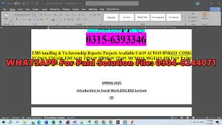 SOC301 Assignment 1 solution Spring 2025