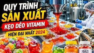 Inside the World's Most Modern Vitamin Gummy Candy Factory!