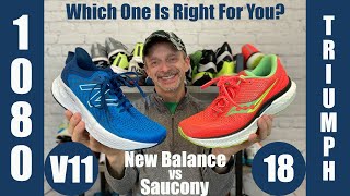 New Balance 1080V11 vs Saucony Triumph 18 Which One Is Right For You? | Cushion -