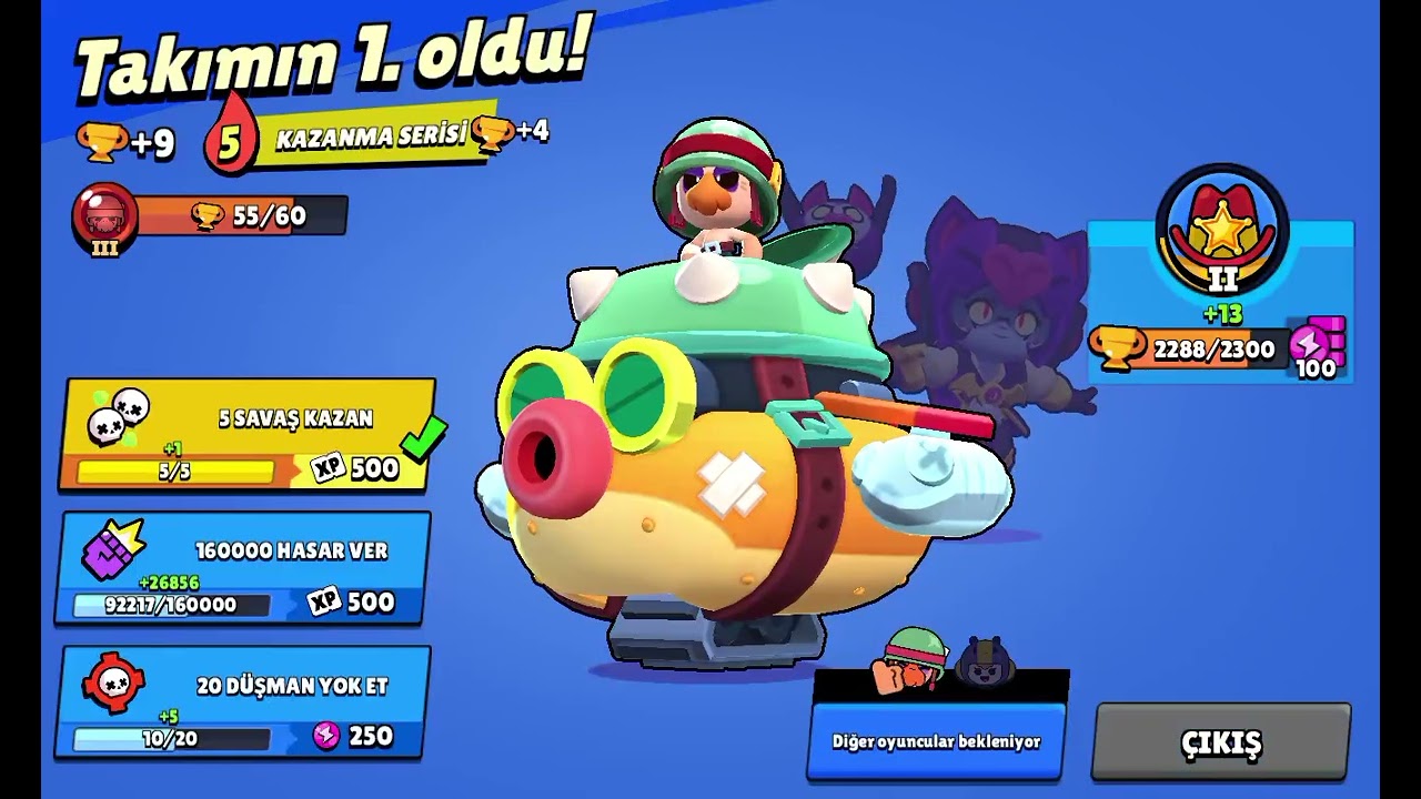 Abimle brawl stars oynuyoruz  