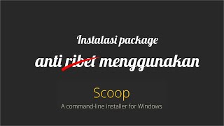 Programer Windows #2022 Wajib Install Aplikasi Ini #scoop screenshot 2