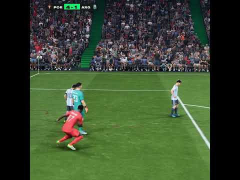Rafael Leão's Incredible Chip Finish | POR vs ARG ⚽#fc26 #fifa #portugal #argentina #ronaldo #messi