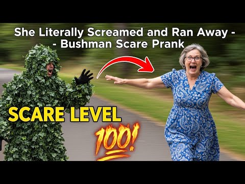 Bushman Prank Reactions 2025 | 😱 Funniest Public Scares
