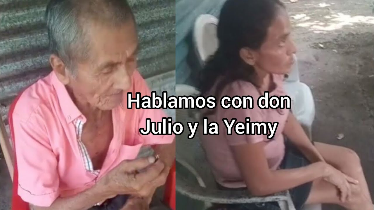 Hablando con don julio y  la Yeimy 