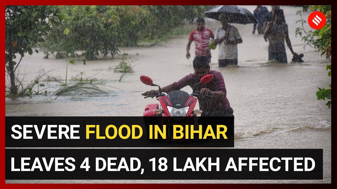 North Bihar reels under severe flood, 4 dead, over 18 lakh affected