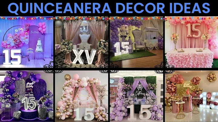 🎀 100+ Quinceanera Decoration Ideas 2025 🌟 Stunning Sweet 15 Themes & Party Inspiration!