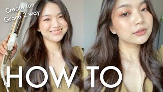 HOW TO use the new Create Ion Grace 2 Way hair curler!