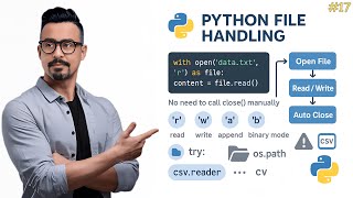 Python File Handling: Read, Write, Append &amp; Best Practices with Context Managers For AI/ML