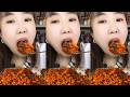 ASMR TOBIKO EGGS FLYING FISH ROE EXTREME EATING SOUNDS 