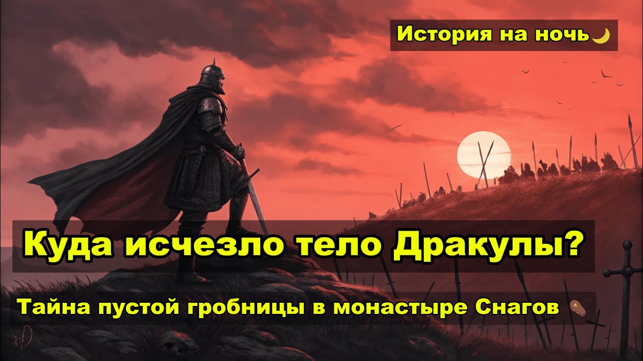 Куда исчезло тело Дракулы? Тайна пустой гробницы в монастыре Снагов ⚰️ Тайна на ночь🌙