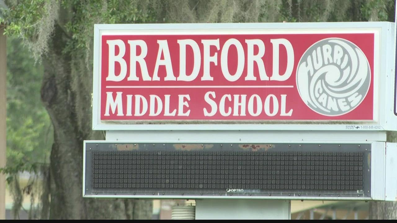 Bradford Middle School students back after flooding YouTube