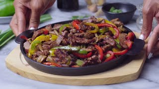 Healthy Beef Fajitas - فاهيتا اللحم بطريقة صحية