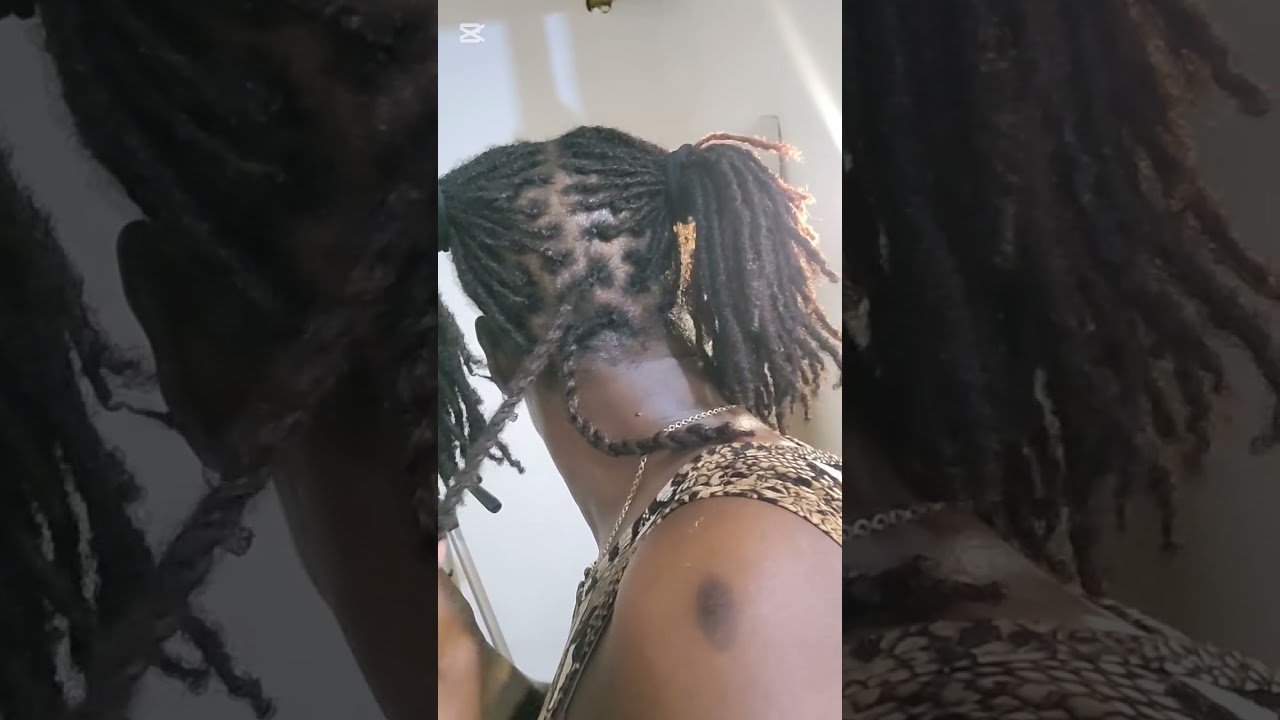 Part (3) of me coloring and styling my hair 