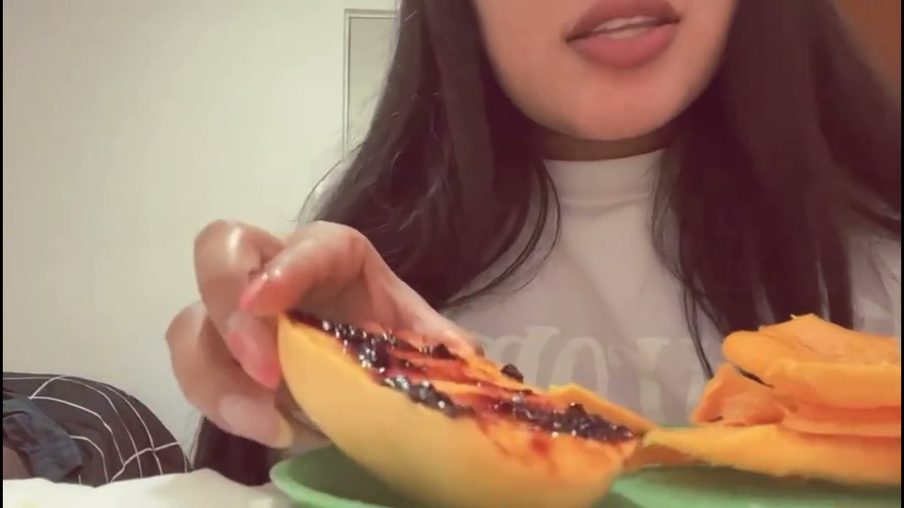 ASMR COMIENDO MANGO #ASMR CASERO 