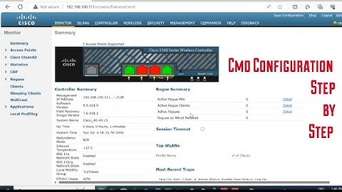 Cisco 2500 Series Wireless Controller WLC Setup | WLC Command Line Interface #cisco #ciscorouter