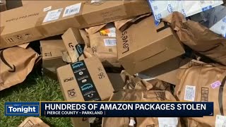 Delivery driver steals hundreds of Amazon packages in Pierce County