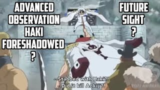 Advanced Observation Haki Foreshadowed | Admirals Used Future Sight (One Piece Theory)