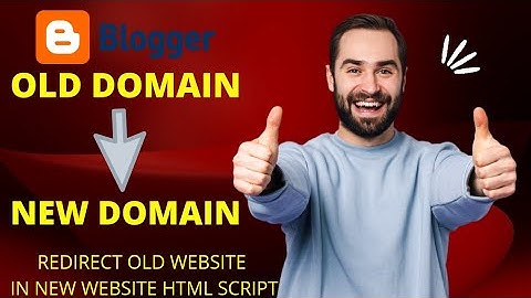 How To Redirect Old Domain To New Domain in Blogger