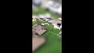 Sky 5 surveys tornado damage in Holdenville
