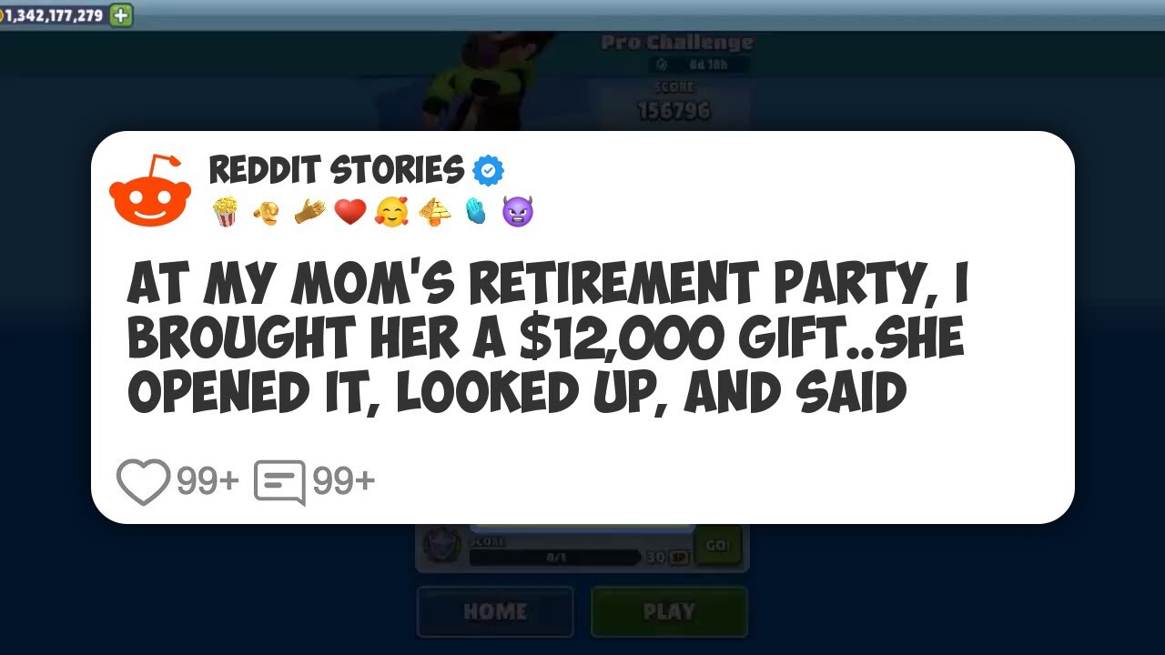 На вечеринке по случаю выхода моей мамы на пенсию я принесла ей подарок на 12 000 долларов. Она о...